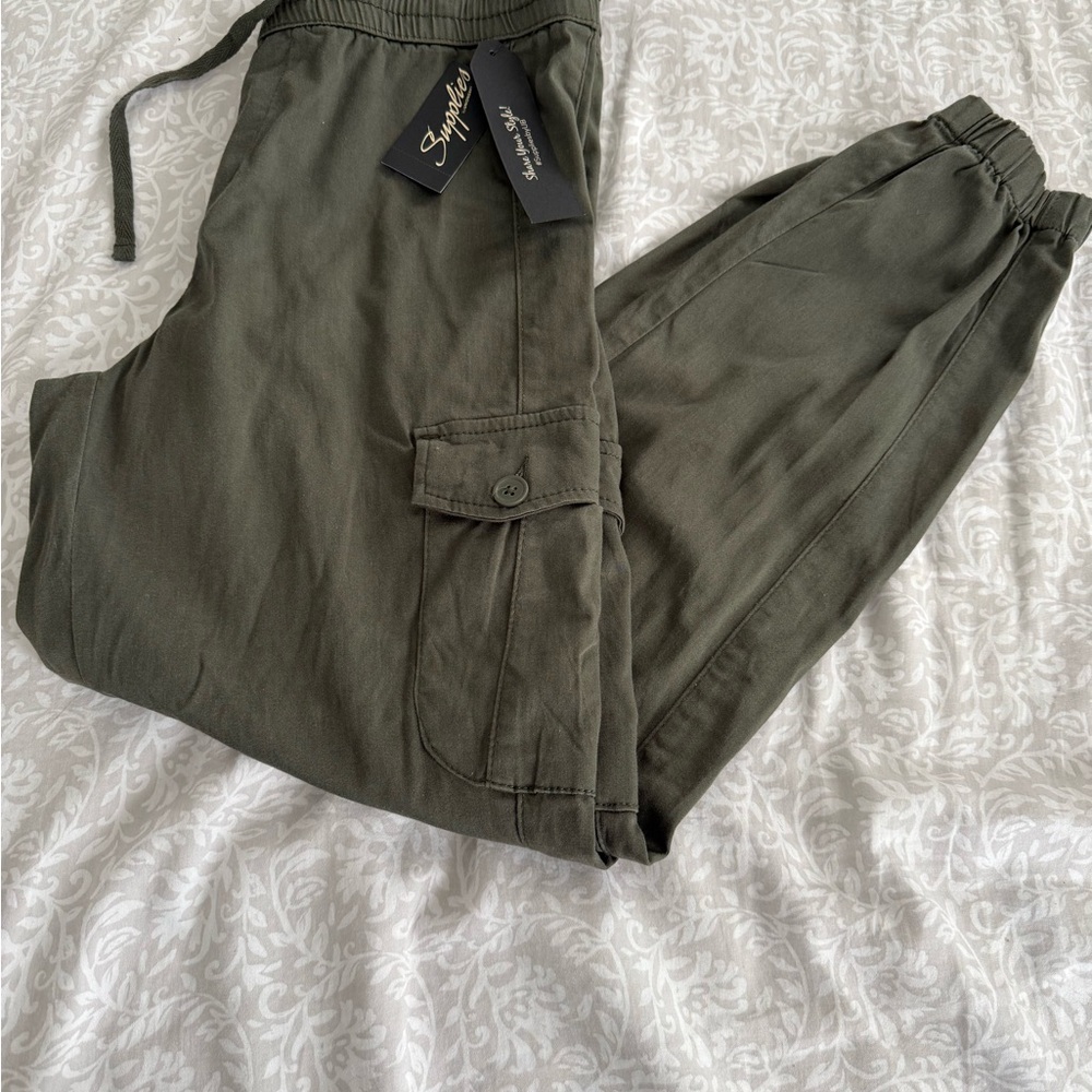 Stylish Womens Olive Cargo Pants